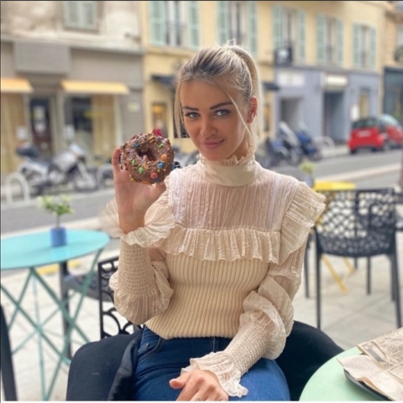 ZARA COMBINATION KNIT SWEATER - Picture 2 of 7